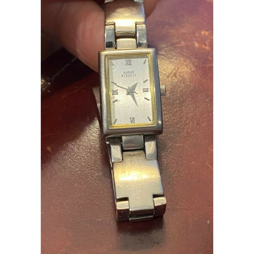Women's 16mm Silver Tone Anne Klein II Watch, Bracelet Band